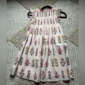 Pink Chicken Floral Dress - Pink, Yellow, Purple Girls Sz 10